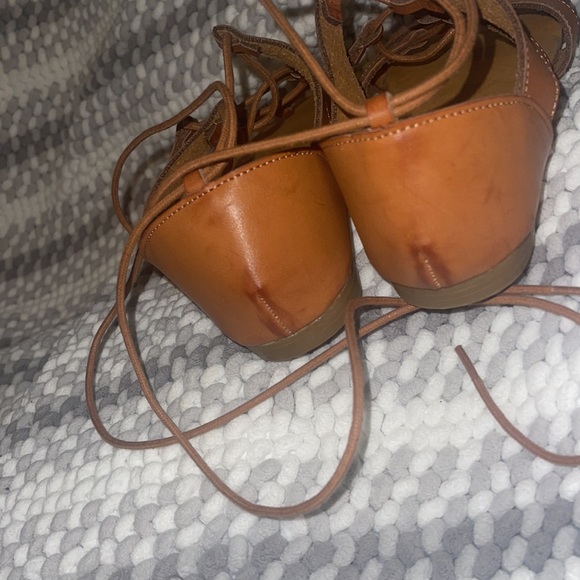 BAMBOO 3/20$ lace up gladiator Sandals size 6 NWOT 🍭 - Picture 3 of 5